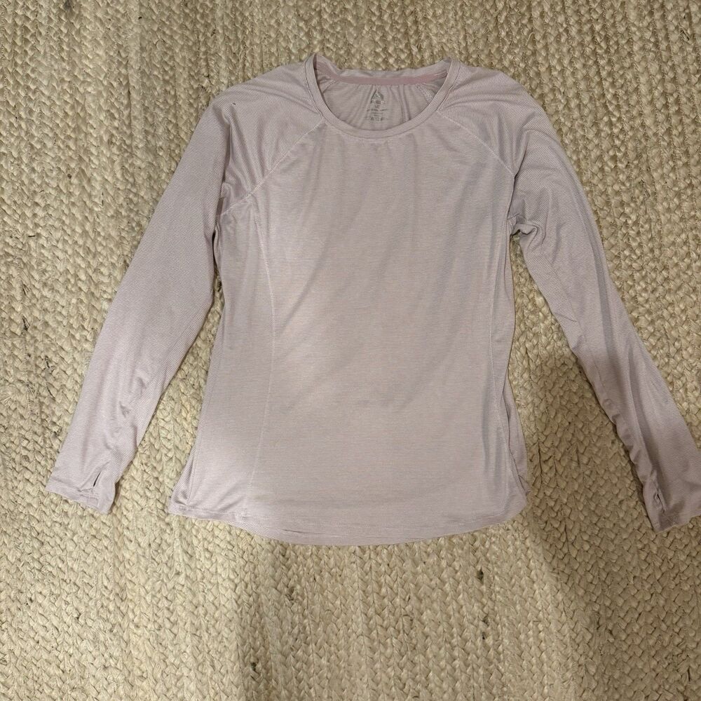 RBX Shirt Womens Large Purple Running Long Sleeve Athletic Casual Ladies